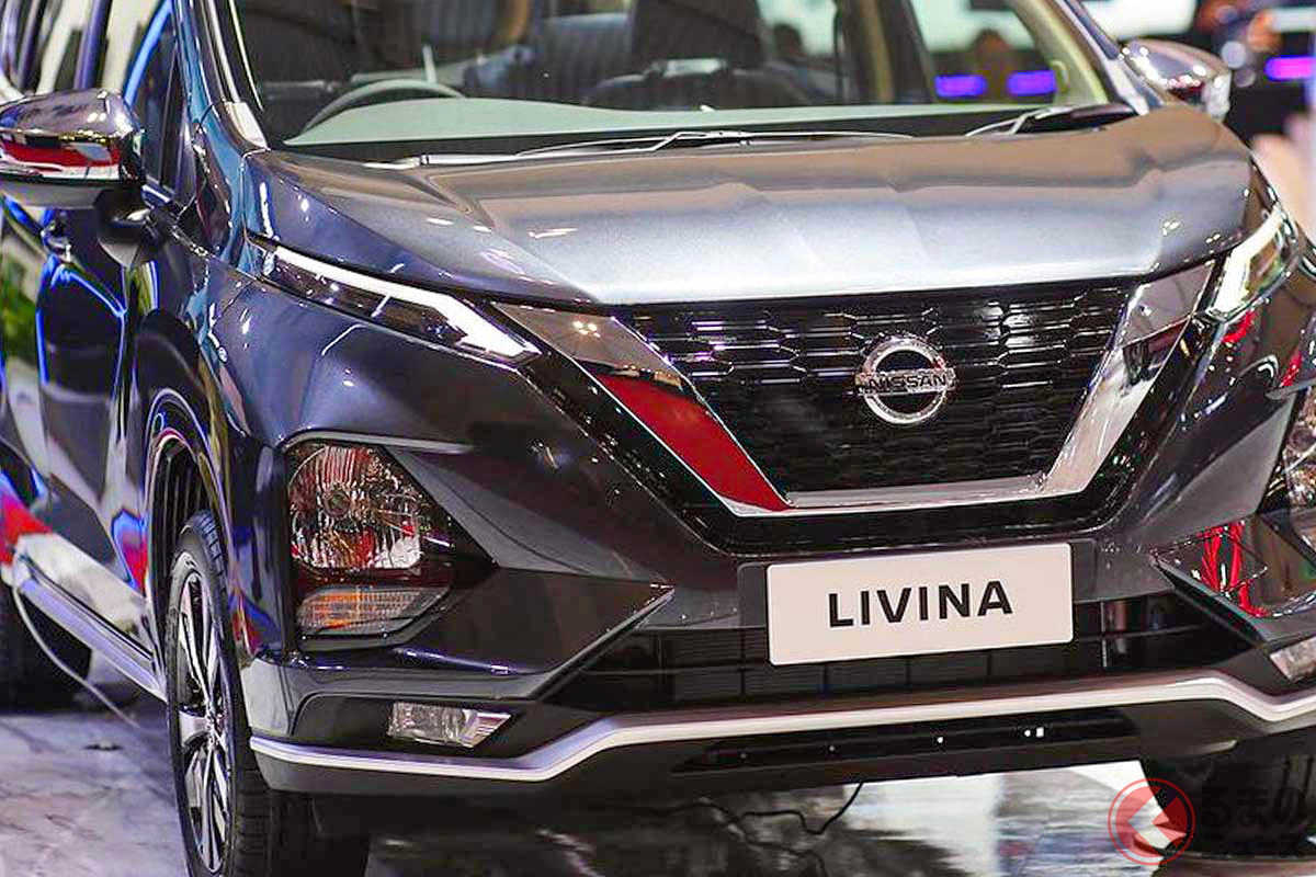 実際に展示された日産「リヴィナ」