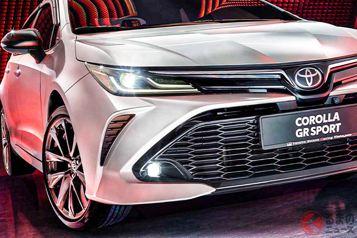 ド迫力グリルがカッコイイ! トヨタ新型「カローラGRスポーツ」