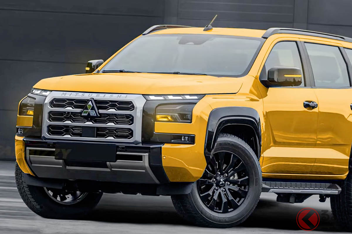 こんな姿かな? 三菱”次期型”「パジェロスポーツ」予想CG(Photo:Carbizzy)