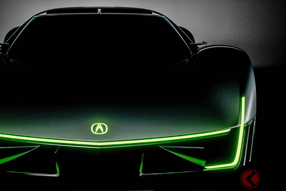 このクルマは何を指し示すのだろうか…新型「Acura Electric Vision Design Study」