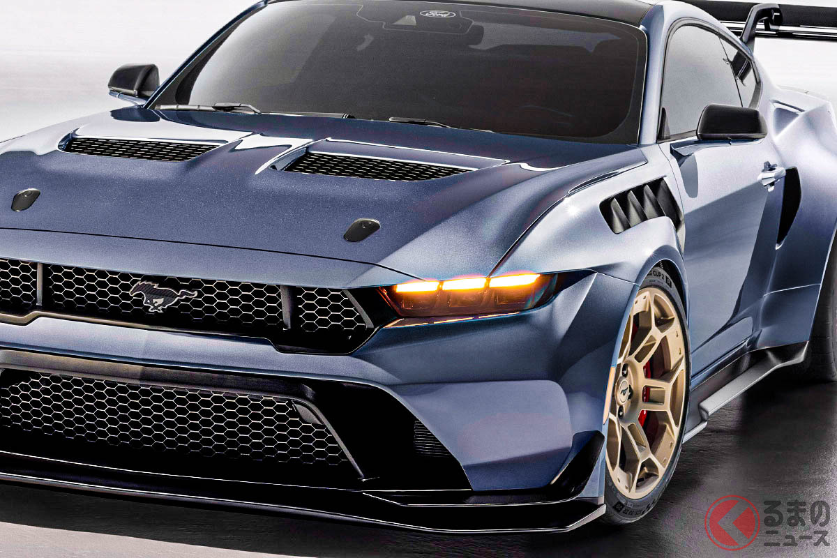世界初公開された“超”高性能モデルフォード新型「マスタングGTD」