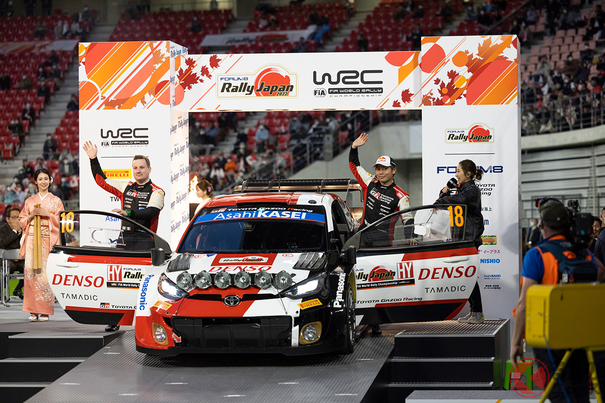 今年のラリージャパンでも注目すべき存在(写真は2022年WRC)
