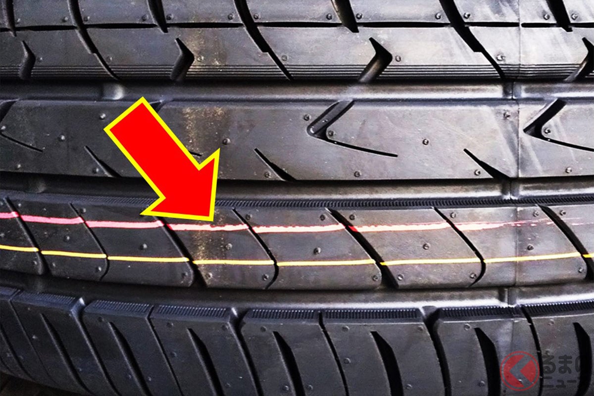 タイヤの表面(トレッド面)にある「謎の線」はなんのため?