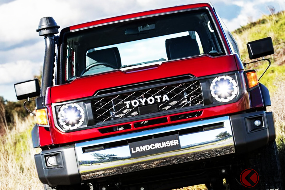 ついに発表されたトヨタ「ランドクルーザー70」だが…自衛隊採用はあるのか?(画像は海外向けのピックアップトラック)