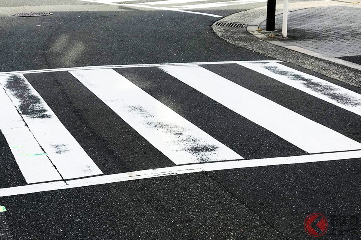 白線が消えかけている…誰に言えばいいの?