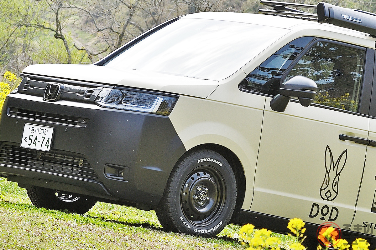 ホンダ「ステップワゴン」とDODがコラボしたスペシャルなアウトドア仕様、その名も「ウサップワゴン」!