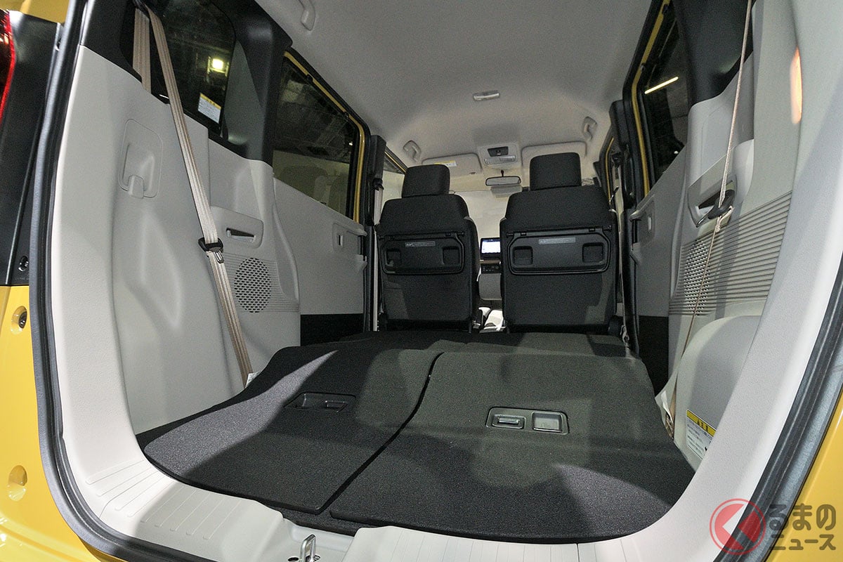 広大な荷室を備えたホンダ新型「N-BOX」(3代目)
