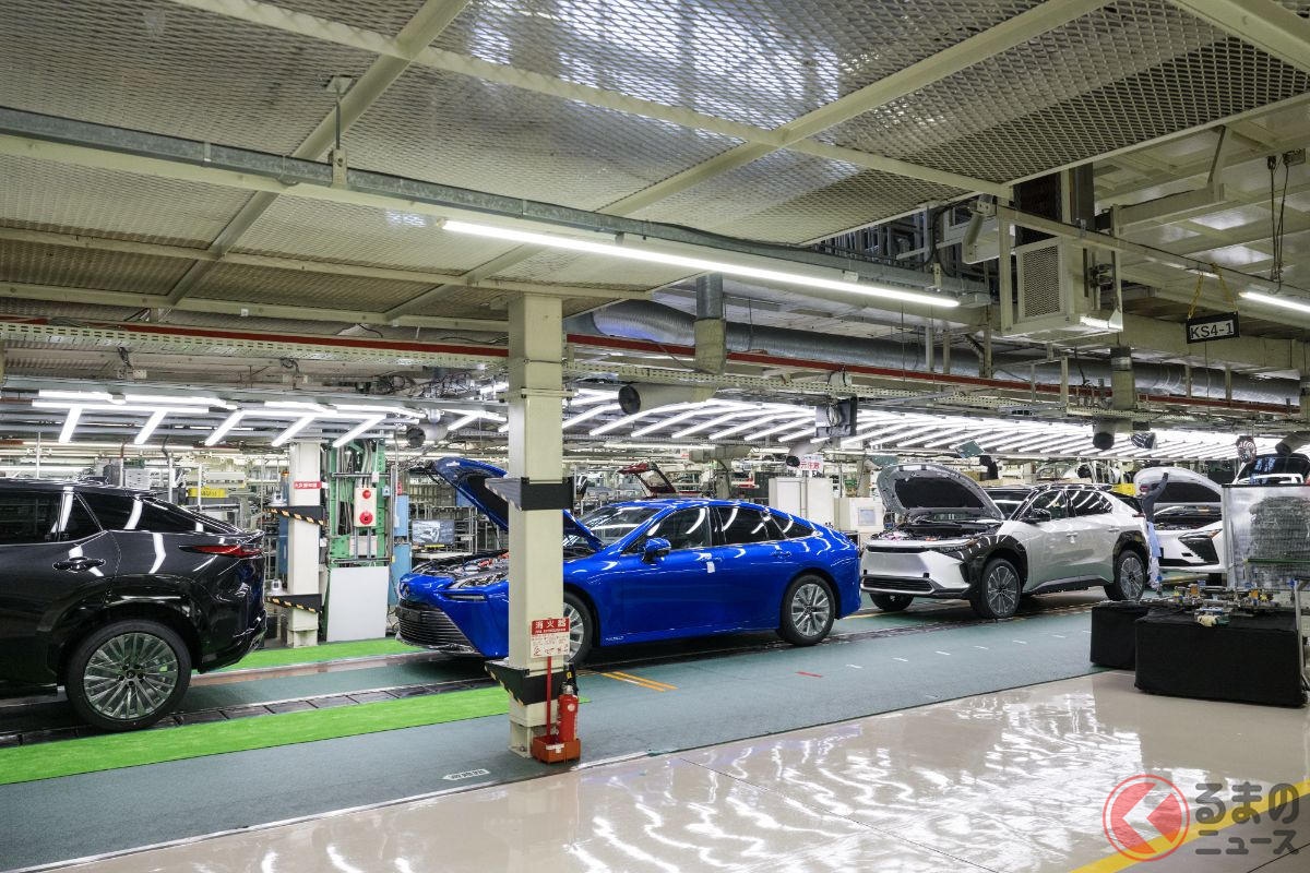 元町工場の混流生産