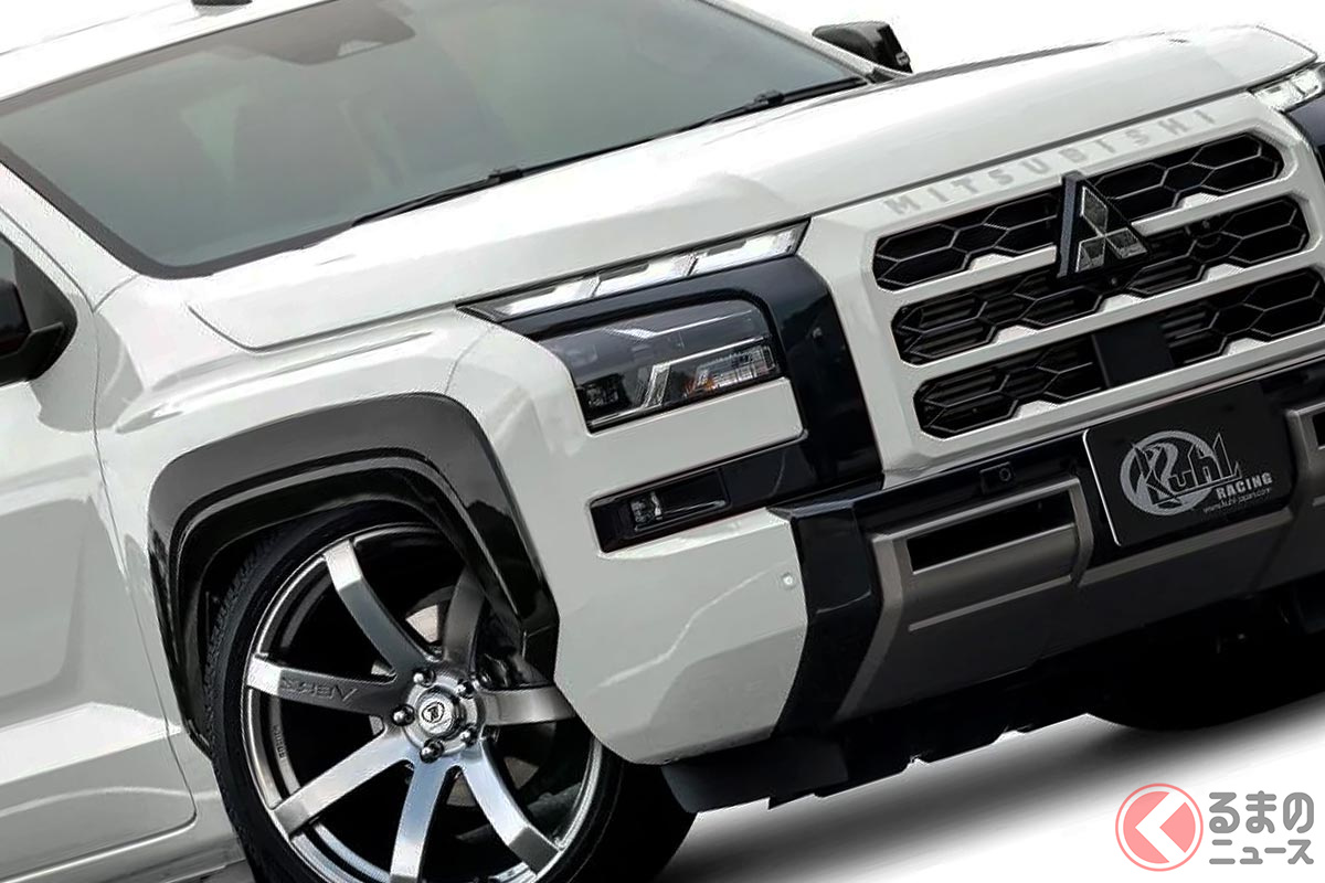 KUHLの公開した 三菱新型「トライトン」のカスタムイメージ