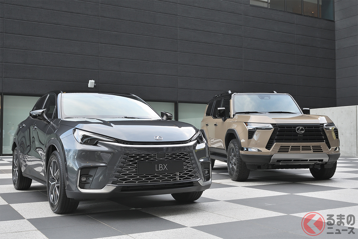 新世代のレクサス大小SUV! 新型「LBX」(左)と「GX」(右)