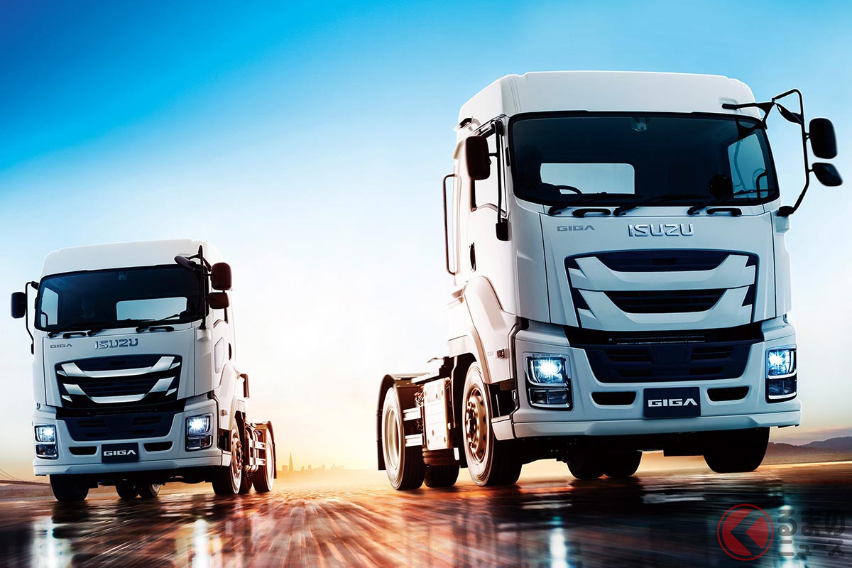 大型トラックは後輪駆動が多い(画像はイメージ)