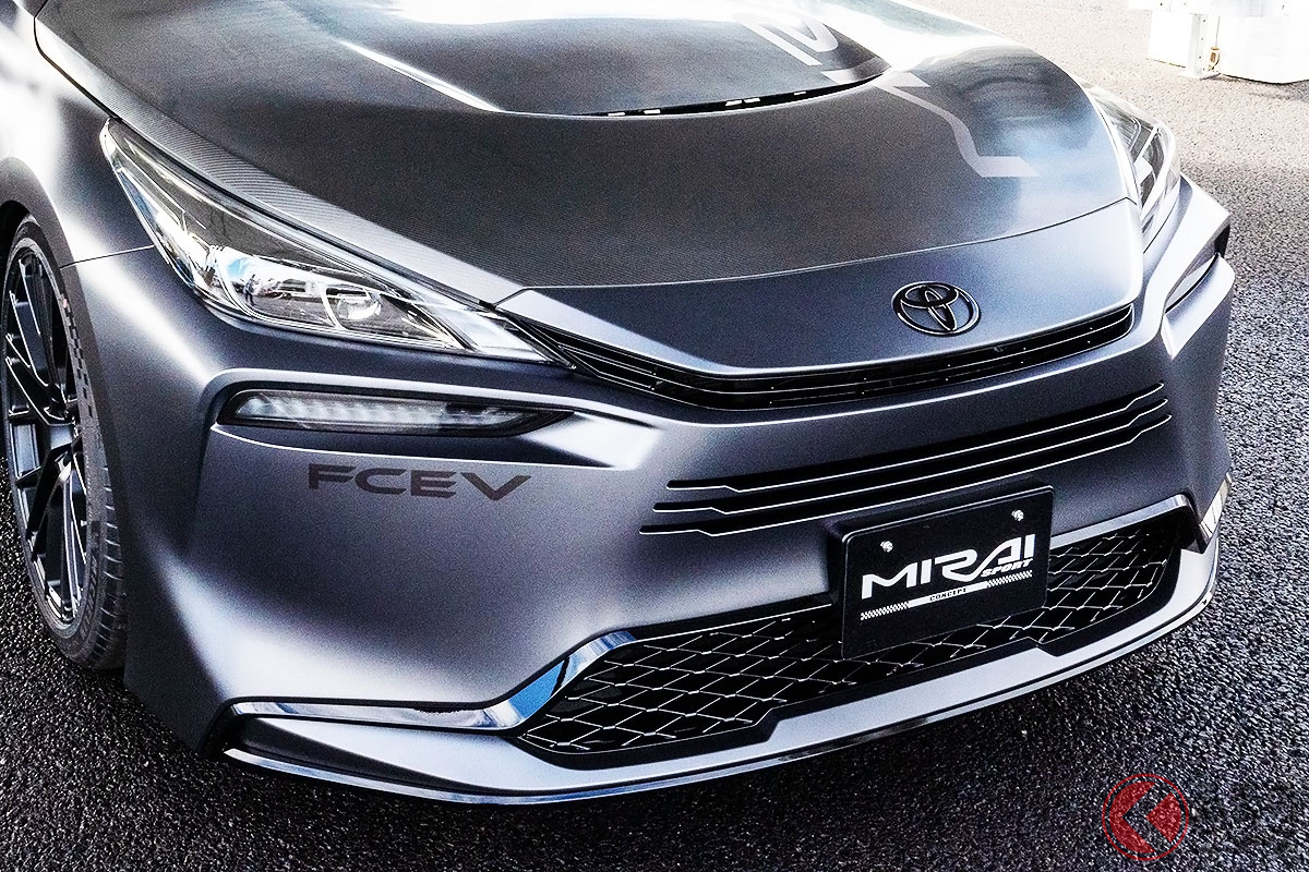 初披露時から改良された「MIRAI SPORT CONCEPT」