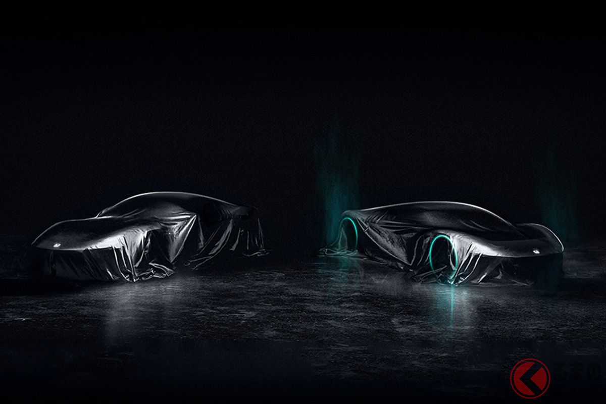 ホンダが2022年4月に発表した事業計画「4輪電動ビジネスの取り組みについて」の中で紹介した次世代電動4WDスポーツ。右が「フラッグシップ」で左を「スペシャリティ」と呼んでいました