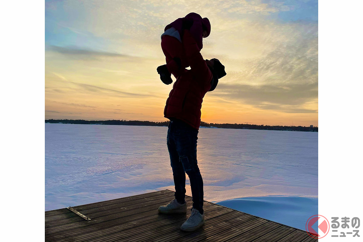 家族の存在は辛いときの支えになっているという(画像:勝田貴元公式X(@TakamotoKatsuta)より)