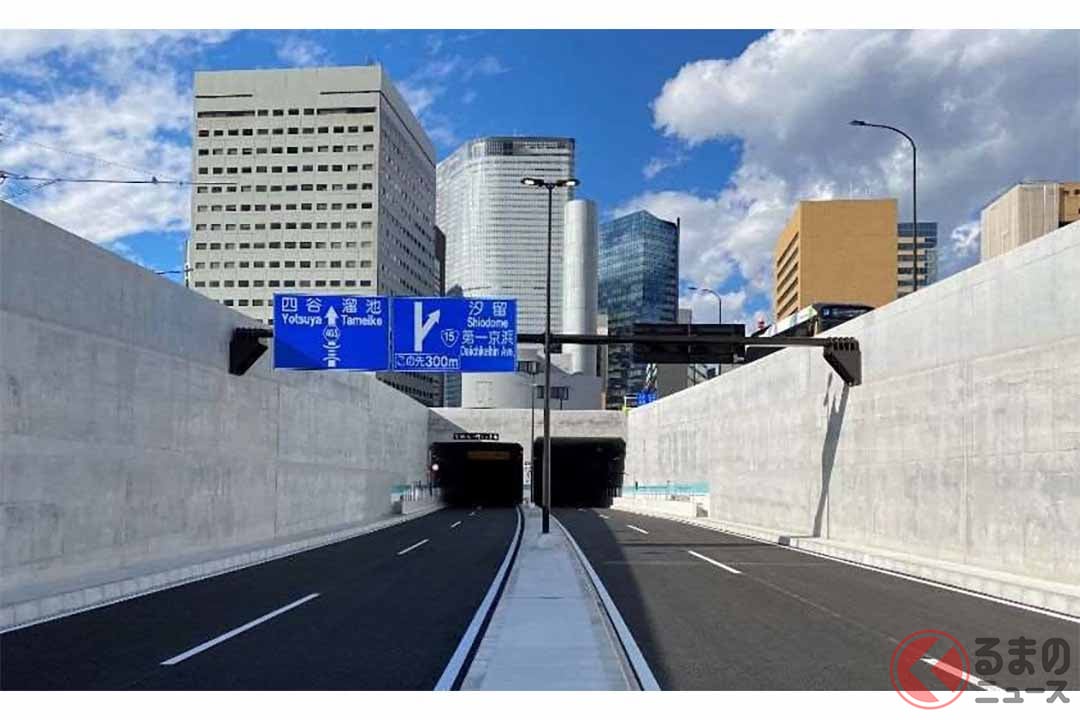 2022年12月に全通した築地虎ノ門トンネル(画像:東京都)
