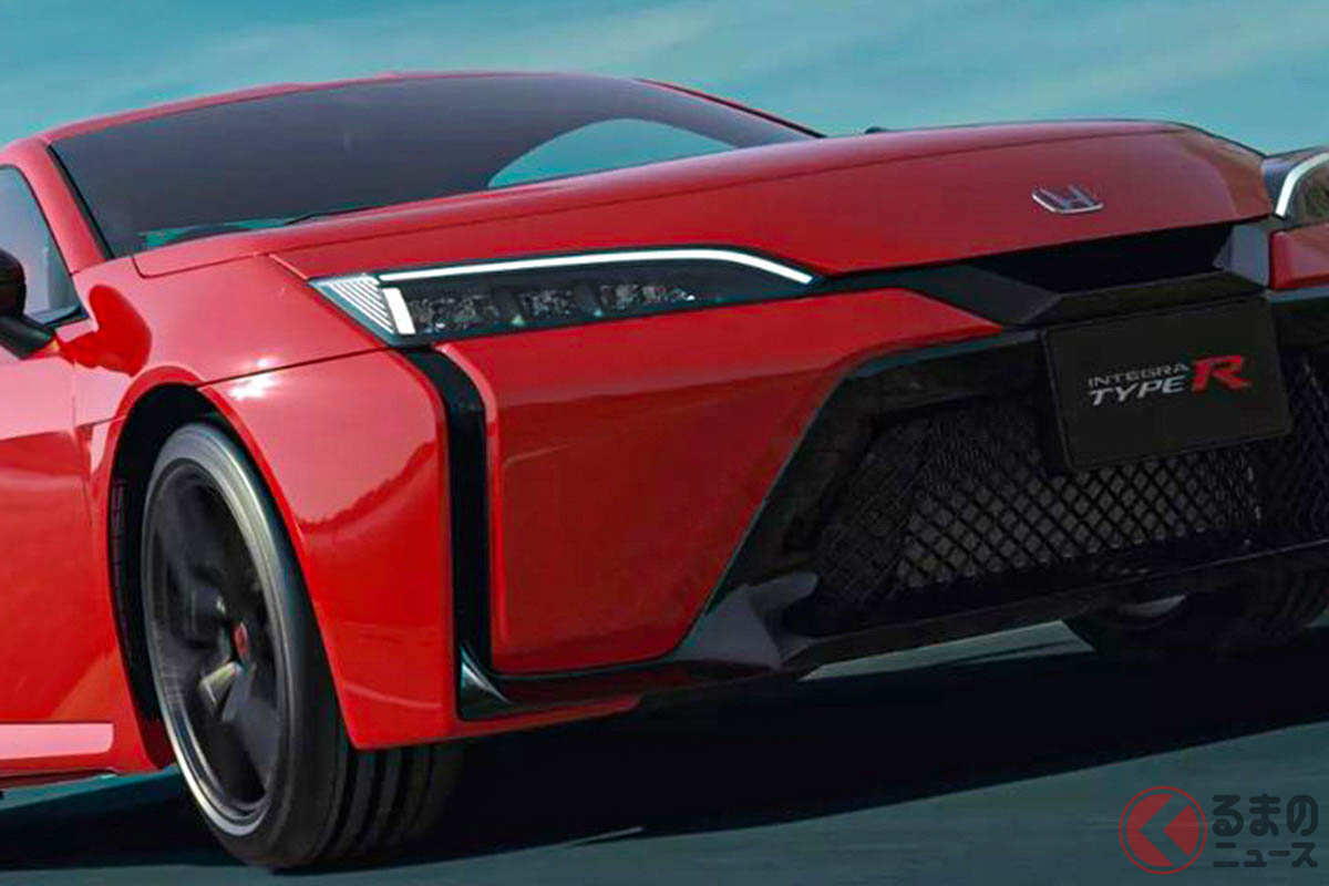 え?現実…じゃないの!? ホンダ新型「インテグラ タイプR」のCG(Photo:Jordan Rubinstein-Towler)