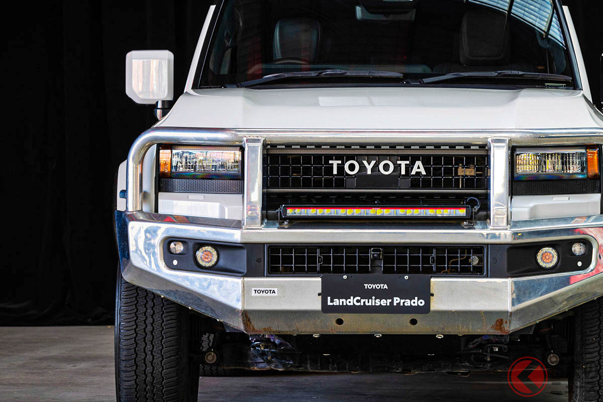 オーストラリアで展示されたトヨタ新型「ランドクルーザー プラド」