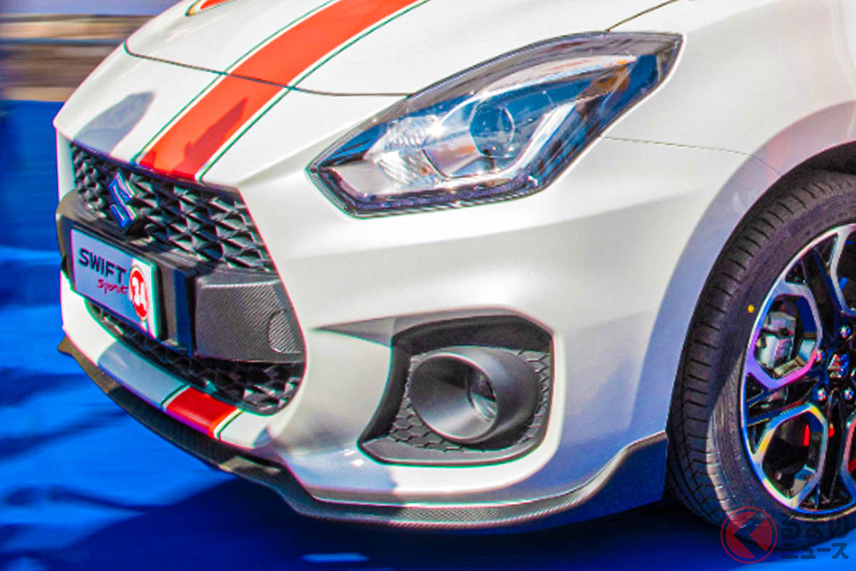 34ロゴがスポーティ! 新特別仕様車「スイフト スポーツ ハイブリッド ケビン シュワンツ エディション」