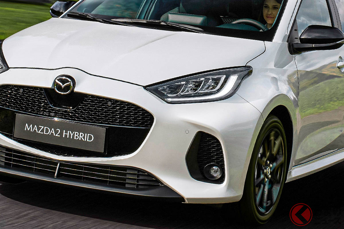 これはしっかりマツダ! マツダ新型「マツダ2ハイブリッド」