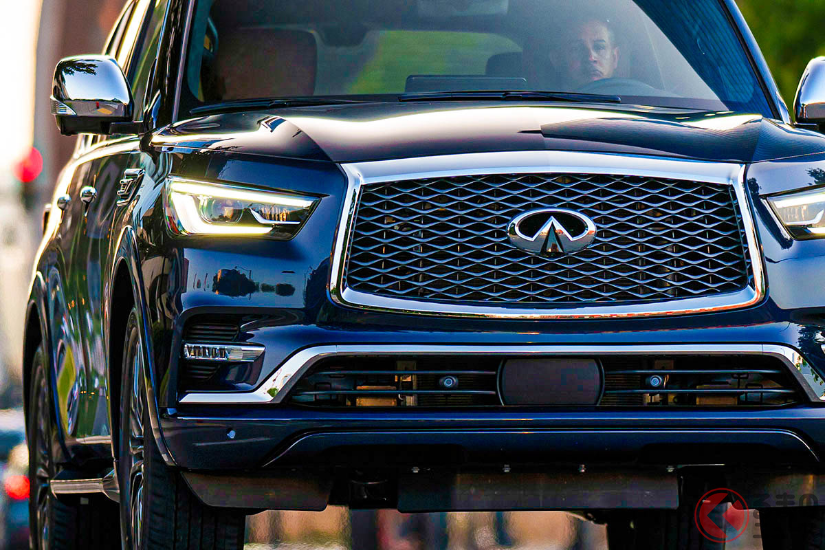 内装がめちゃ豪華…高級3列SUV「QX80」