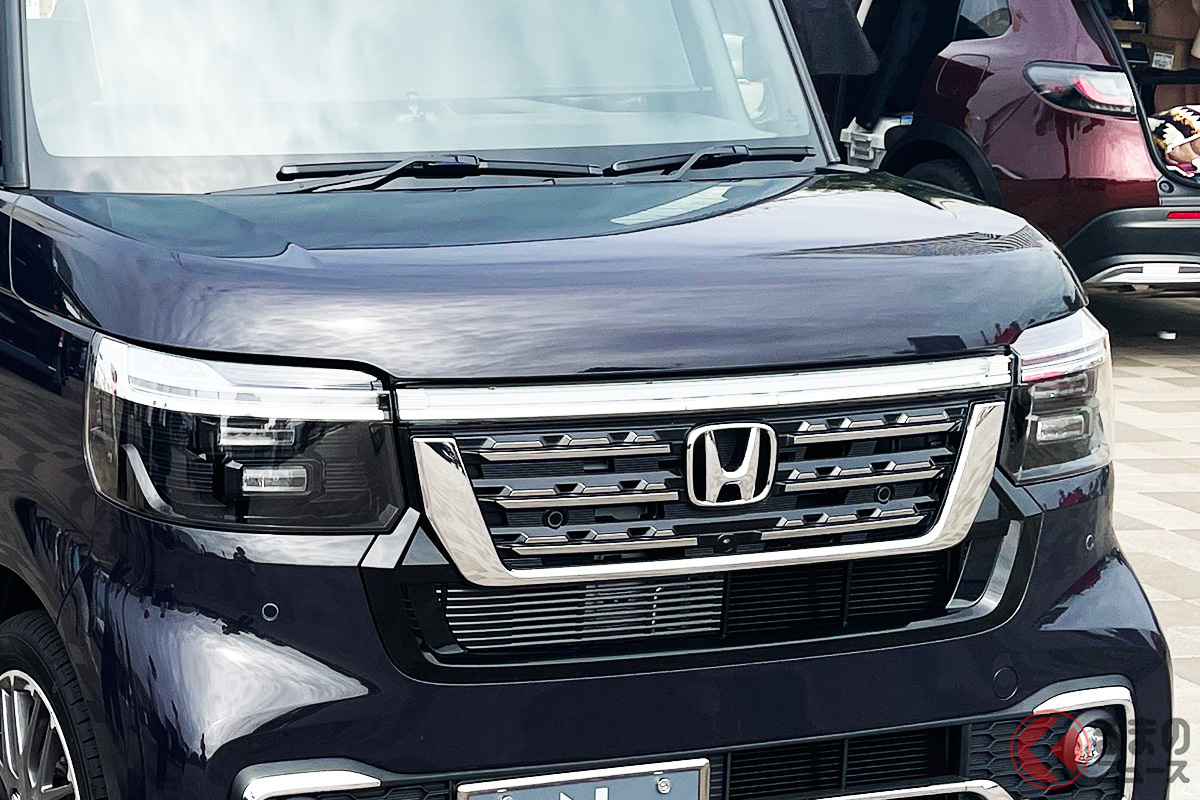 カッコいい! 新型N-BOXカスタムの純正アクセサリー仕様が「アウトドアデイジャパン神戸 2023」に展示された(画像提供:ホンダアクセス)