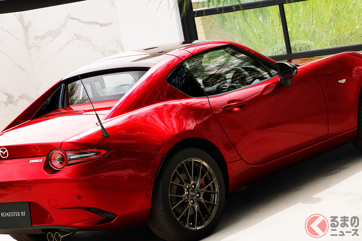 デザインと機能、そして走りが大きく進化した新型「ロードスター」(画像はRF)