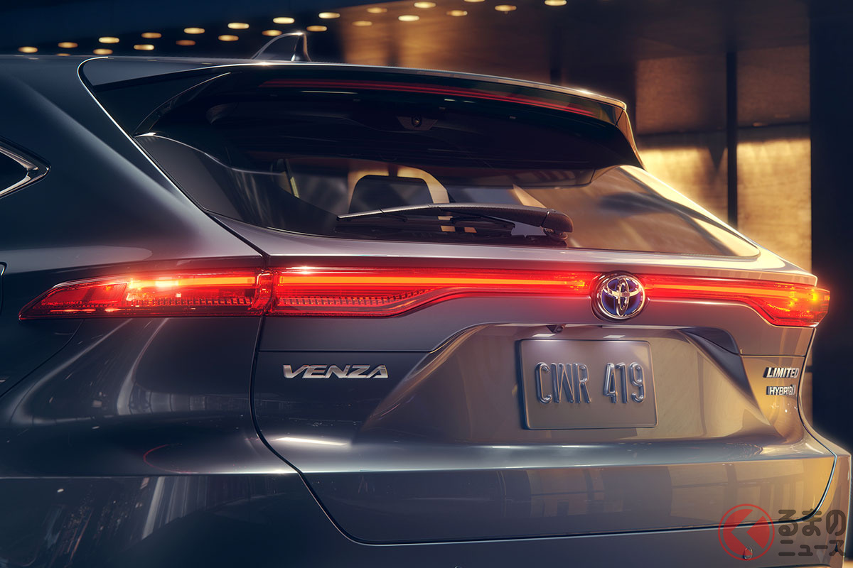 トヨタ「ヴェンザ 2024年モデル」(米国仕様)