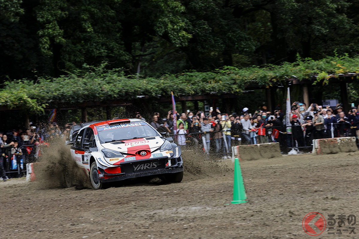 勝田貴元選手によるデモラン