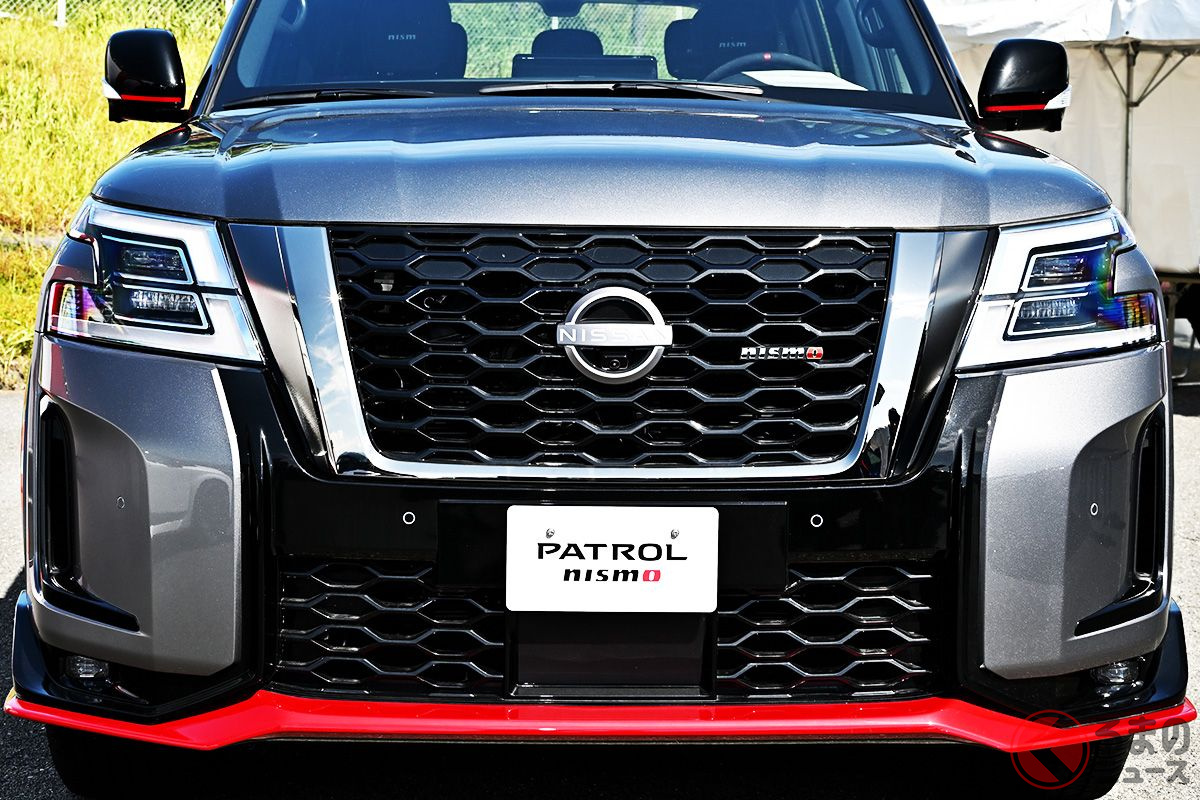 「オーテックオーナーズグループ湘南里帰りミーティング」に展示された日産「パトロールNISMO」