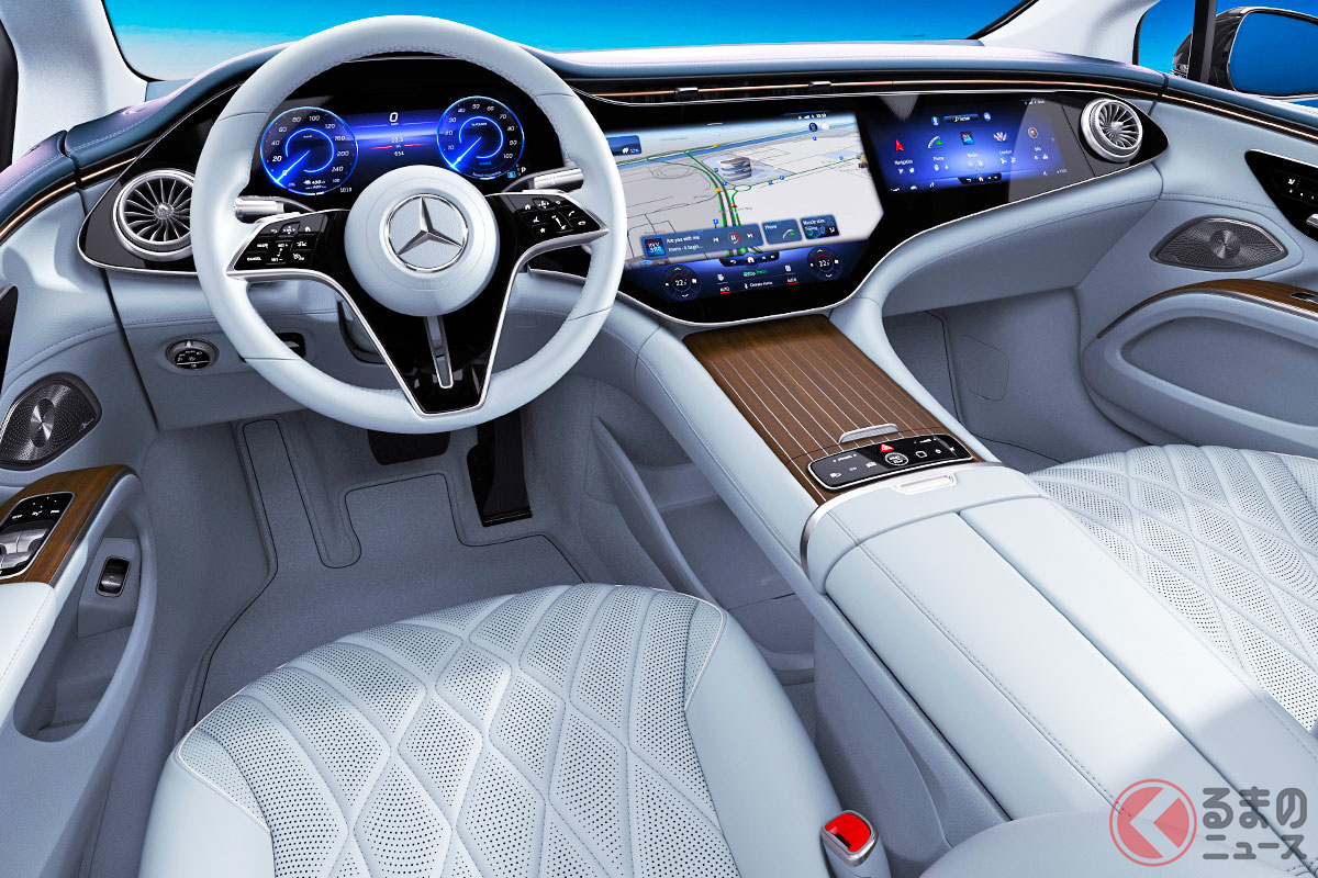 メルセデス・ベンツ「EQS450+ Edition 1」のインテリア