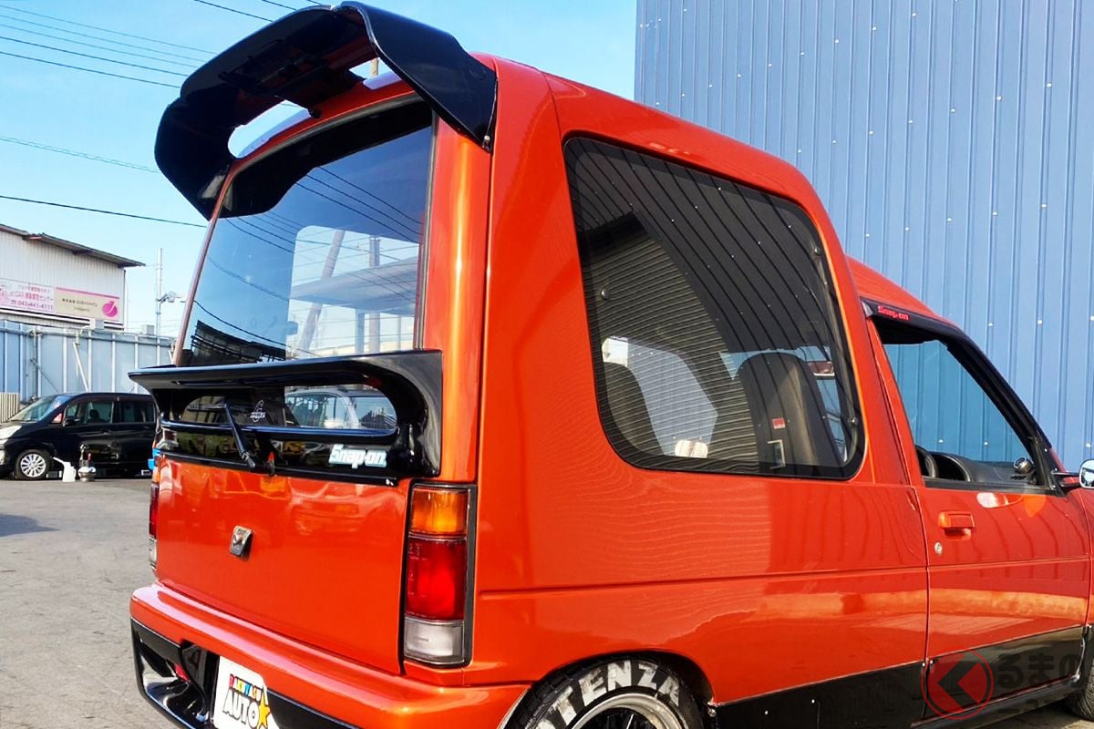 な…なんだこのデザインは!? かつて販売されていたスズキ「アルトハッスル」とは(画像提供:バクヤスオート)