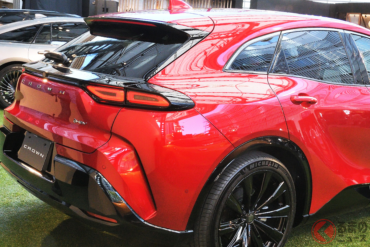 この後ろ姿…マジで美しい! 新型クラウンスポーツがついに登場! 価格は590万円!