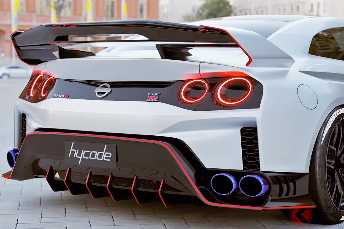 めちゃカッコいい! 日産「次期型GT-R NISMO」の予想レンダリング(Photo:hycade)