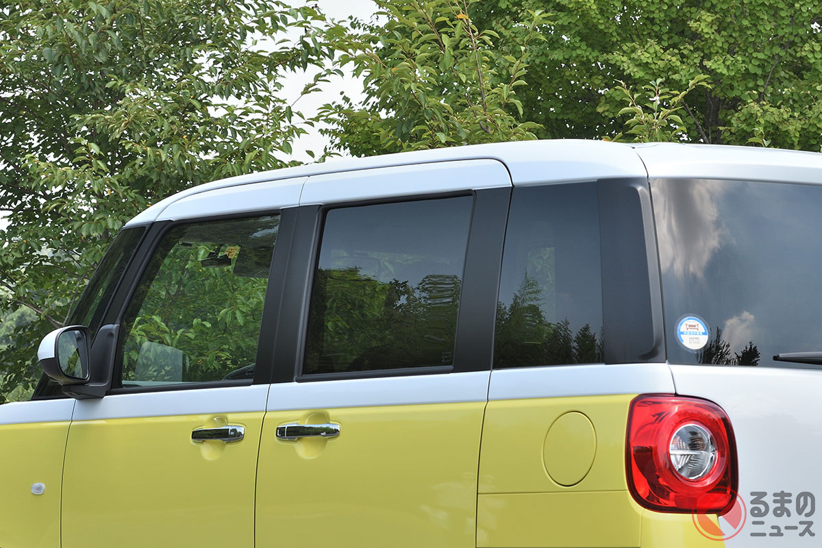 斬新な塗り分けを採用したダイハツ「ムーヴキャンバス」