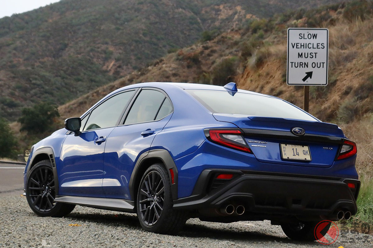 MTを搭載したスバル「WRX」(米国仕様)