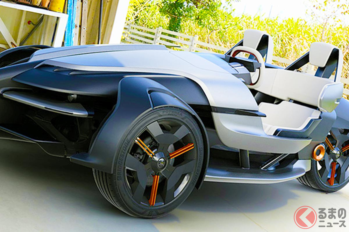 ヤマハの3輪スポーツカー 新型「TRICERA」(コンセプトモデル)