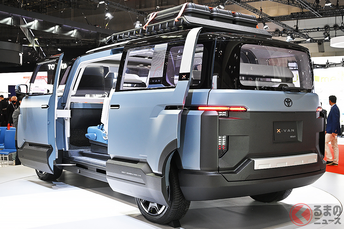 斬新ドアがカッコいい! 新型「X-VAN GEAR CONCEPT(クロスバン ギア コンセプト)」