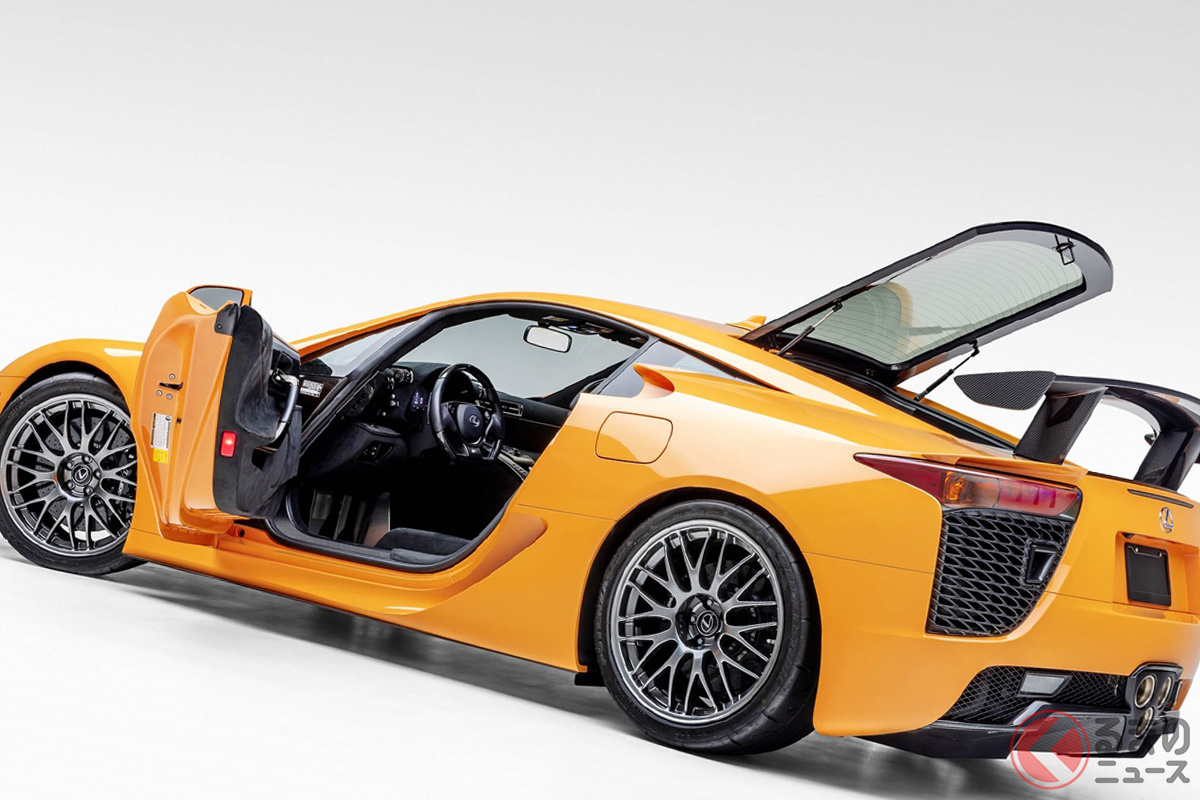日本車初の「3億円超え」なるか? レクサス「LFA」に注目が集まる!(Photo:RMサザビーズ)