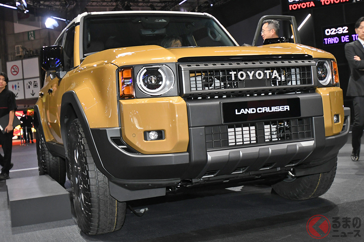 ジャパンモビリティショー2023に参考出品されたトヨタ 新型「ランドクルーザー250」