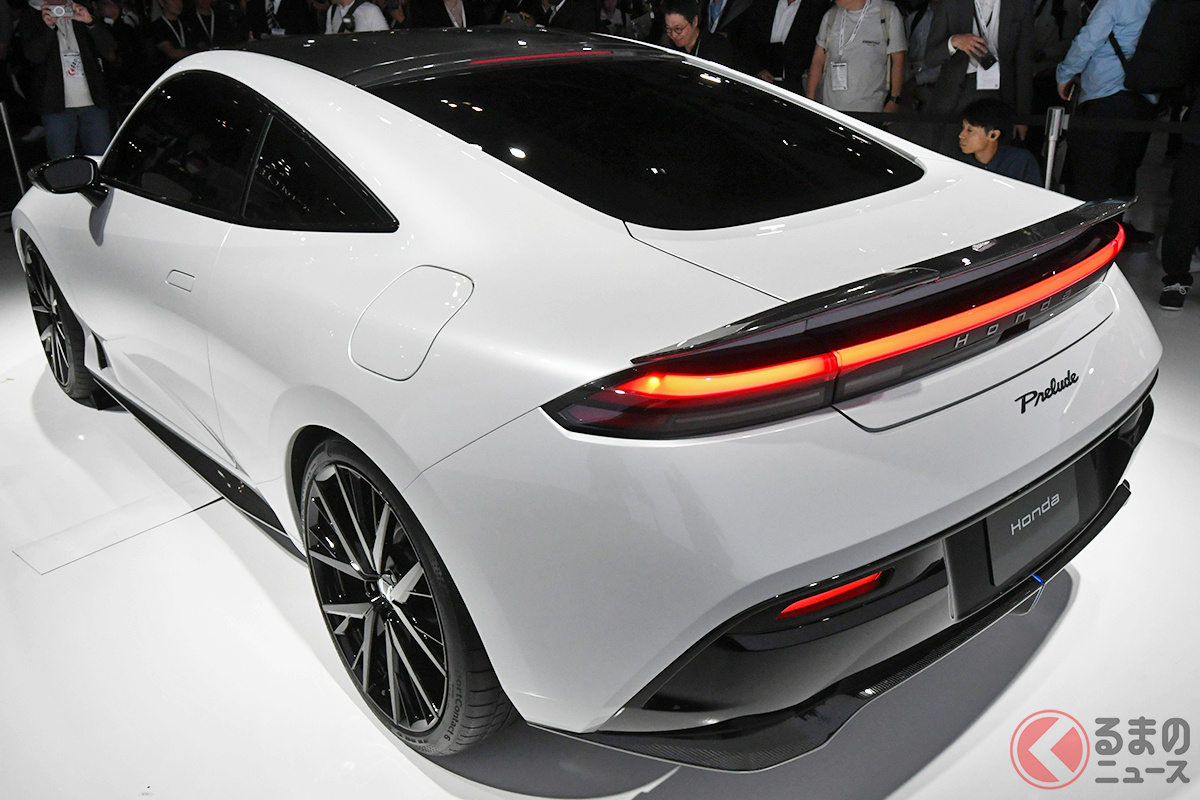 市販化間近!? ホンダがジャパンモビリティショー2023で世界初公開した2ドアクーペモデル「プレリュード コンセプト」