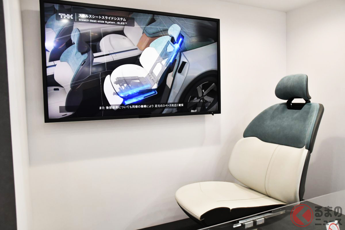 THK独自開発の「ステルスシートスライドシステム」