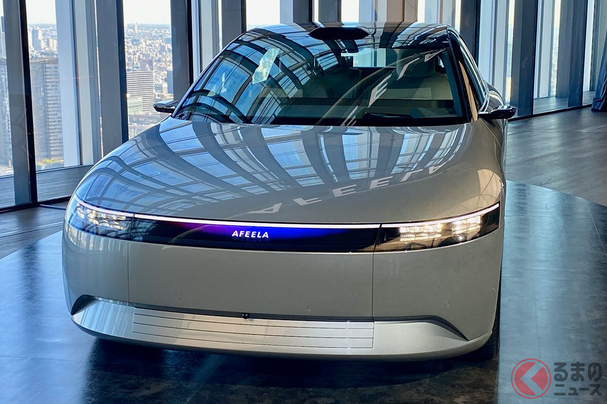 ソニー・ホンダ新型「AFEELA(アフィーラ)」のプロトタイプモデル
