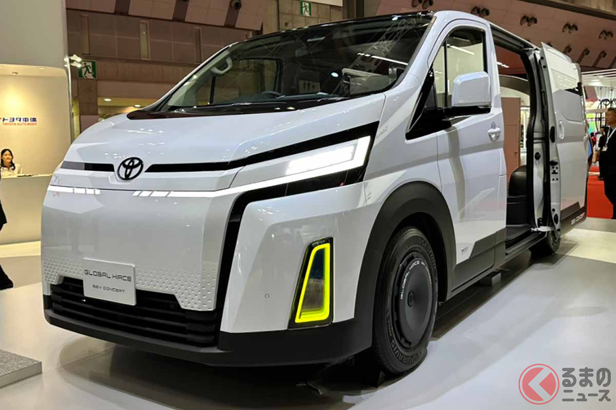 これが”次期型ハイエース”!? トヨタ新型「GLOBAL HIACE BEV CONCEPT」