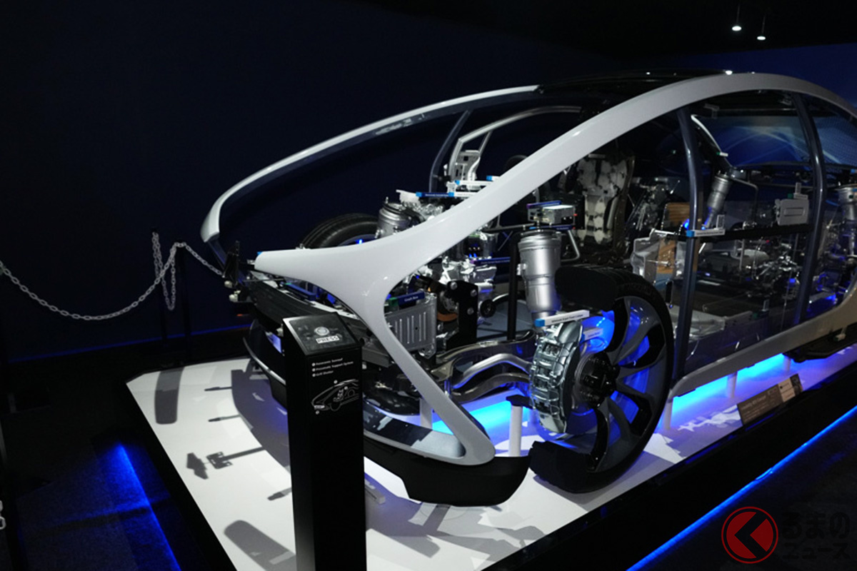 クルマの「走る・曲がる・止まる」に関わる幅広い製品をBEVコンセプト「i-mobility BEV Concept」で紹介