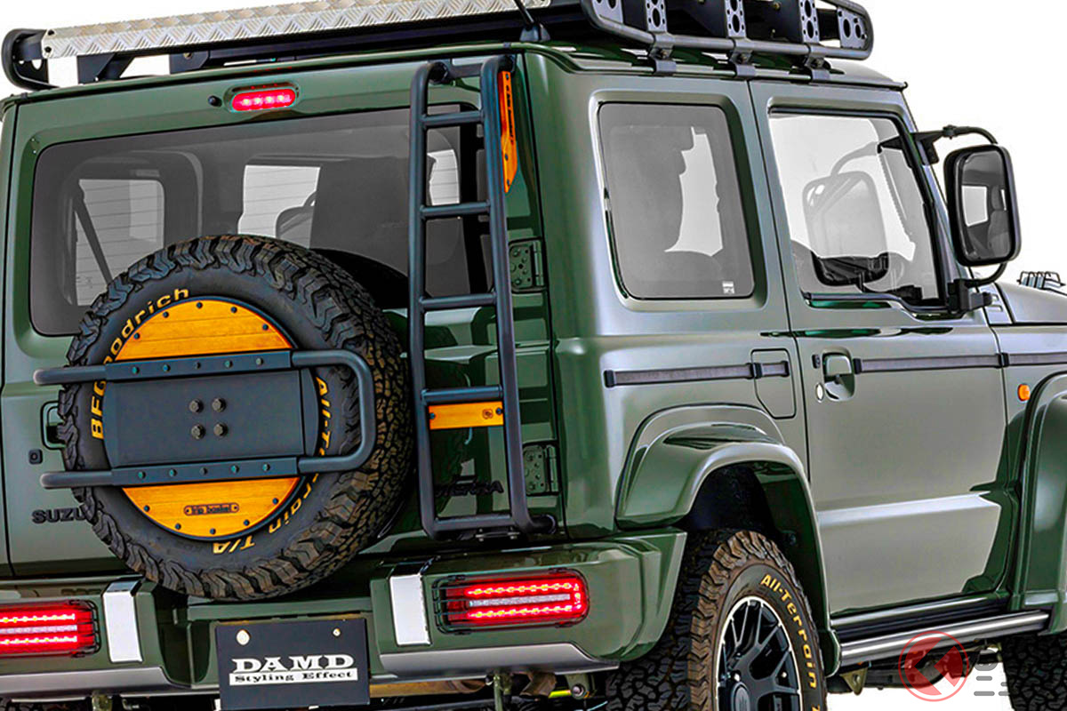 ウッドの質感もカッコイイ! DAMD「JIMNY SIERRA little G. AVENTURA (リトル・ジー アベンチュラ)」