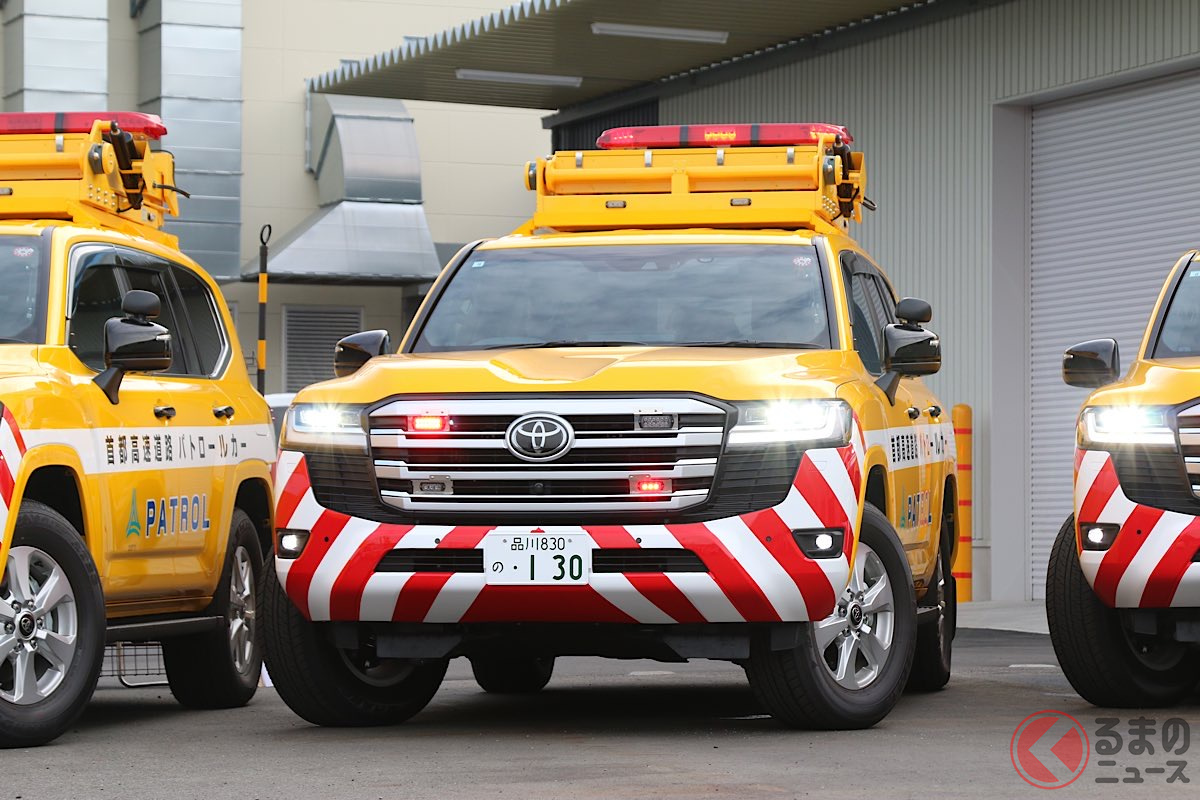 ランクルの堅牢性が意外な面でも役立っている?(画像提供:首都高速道路株式会社)