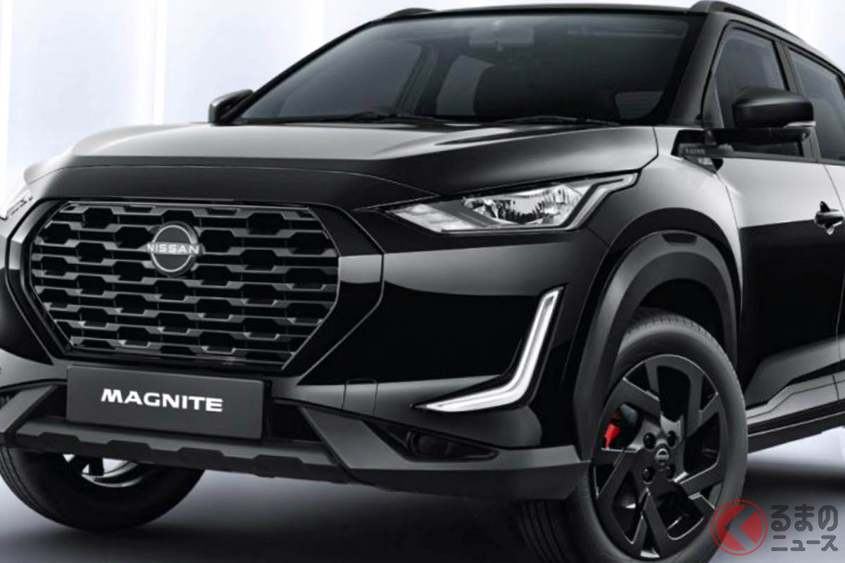 めちゃ黒すぎ! 日産新型「マグナイトKURO Special Edition」