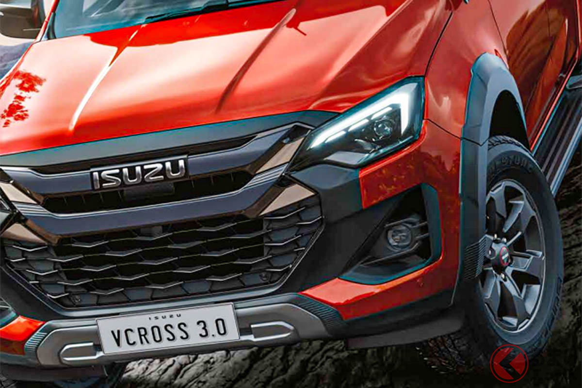 顔が変わった!いすゞ新型「D-MAX」