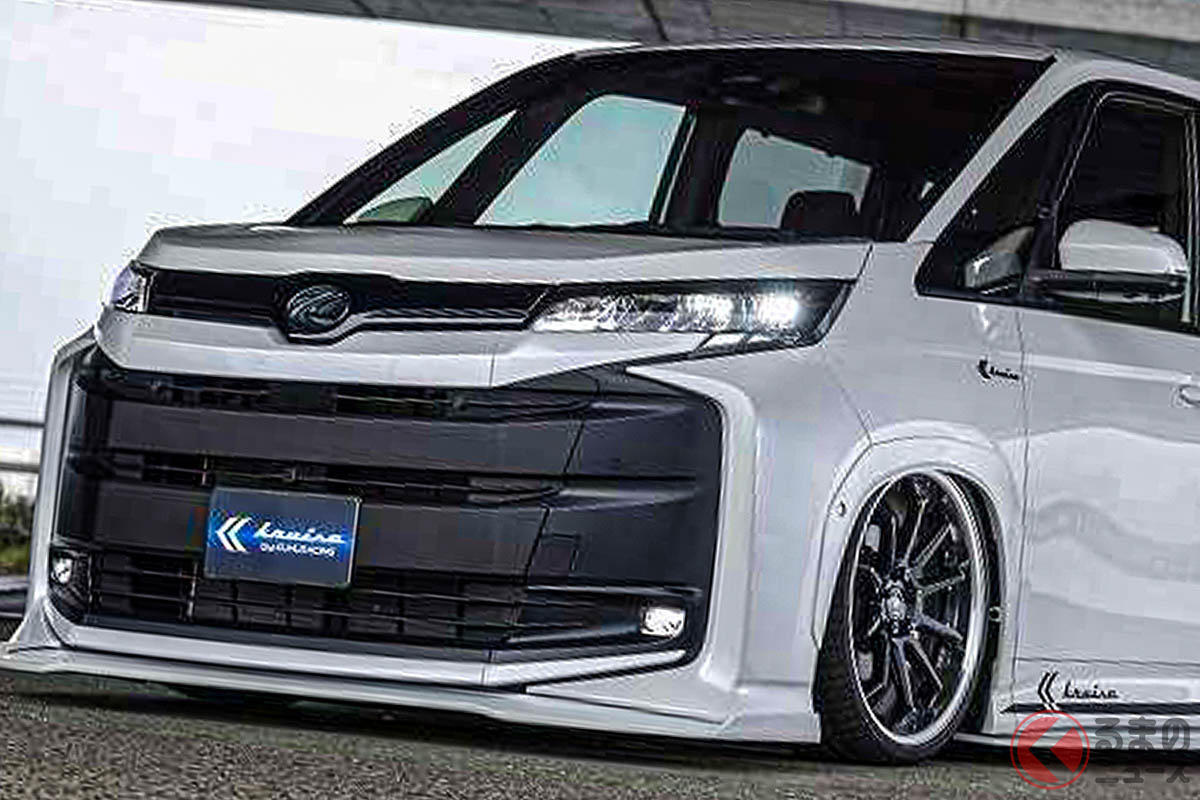 KUHL JAPANのエアロパーツを装着したトヨタ「ノア」(画像:KUHL JAPAN公式サイトより)