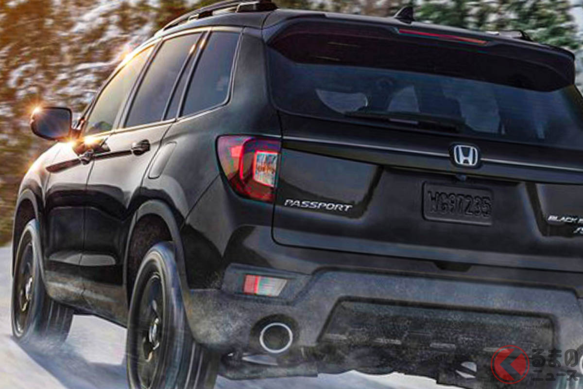 マジで真っ黒! ホンダ新型「パスポート ブラックエディション」